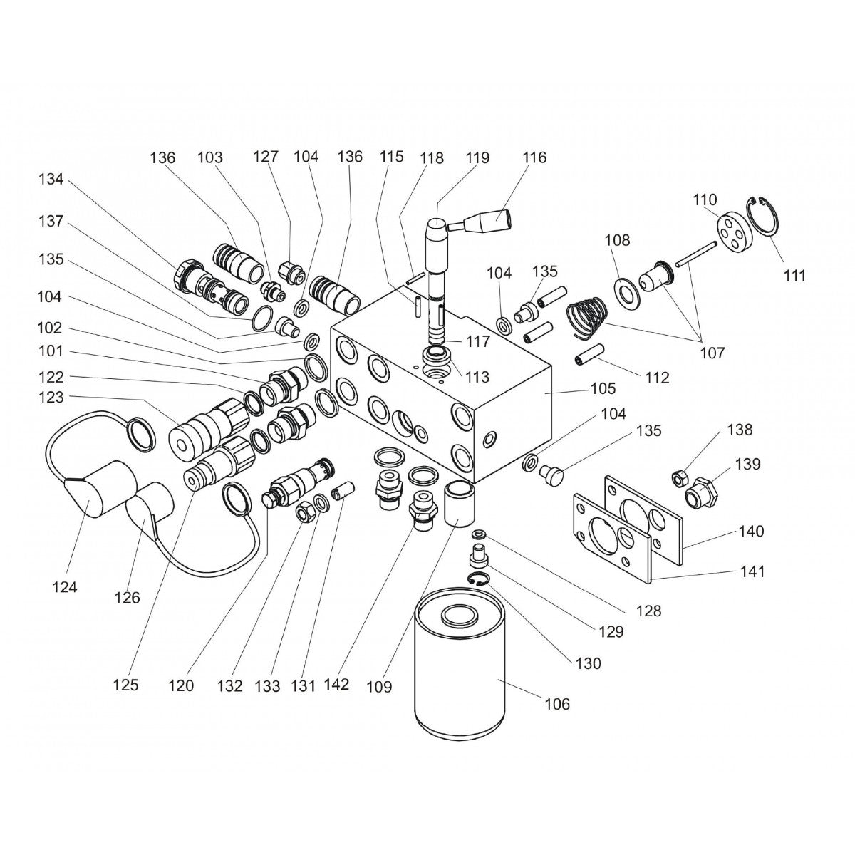 LP 18 Twin E PAC Valve Block