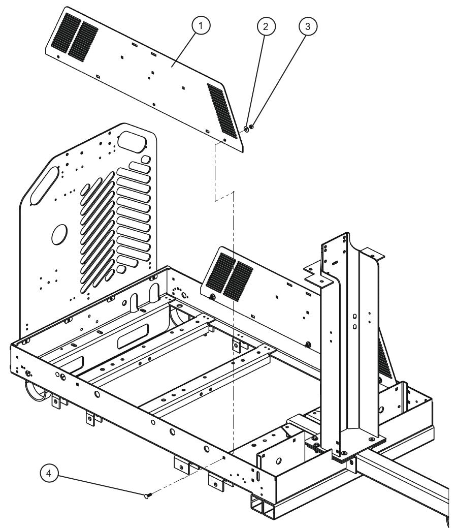 V Series Night-Lite Pro II Vertical Tower Trailer Group (1 of 3) Parts By Allmand