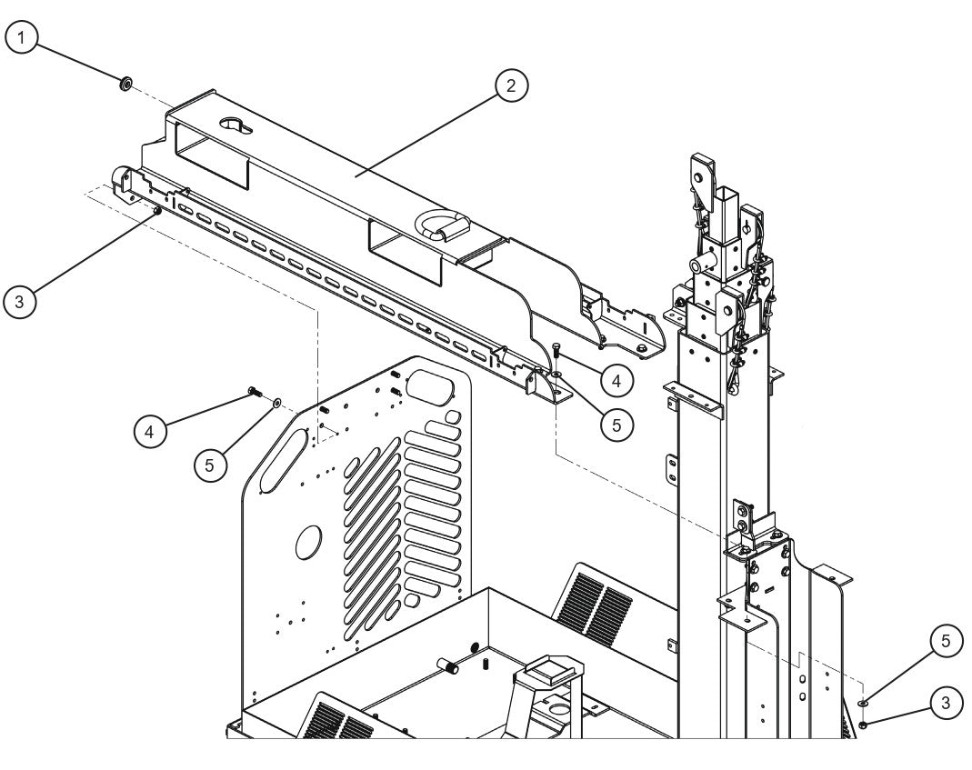 V Series Night-Lite Pro II Vertical Tower Trailer Group (3 of 3) Parts By Allmand