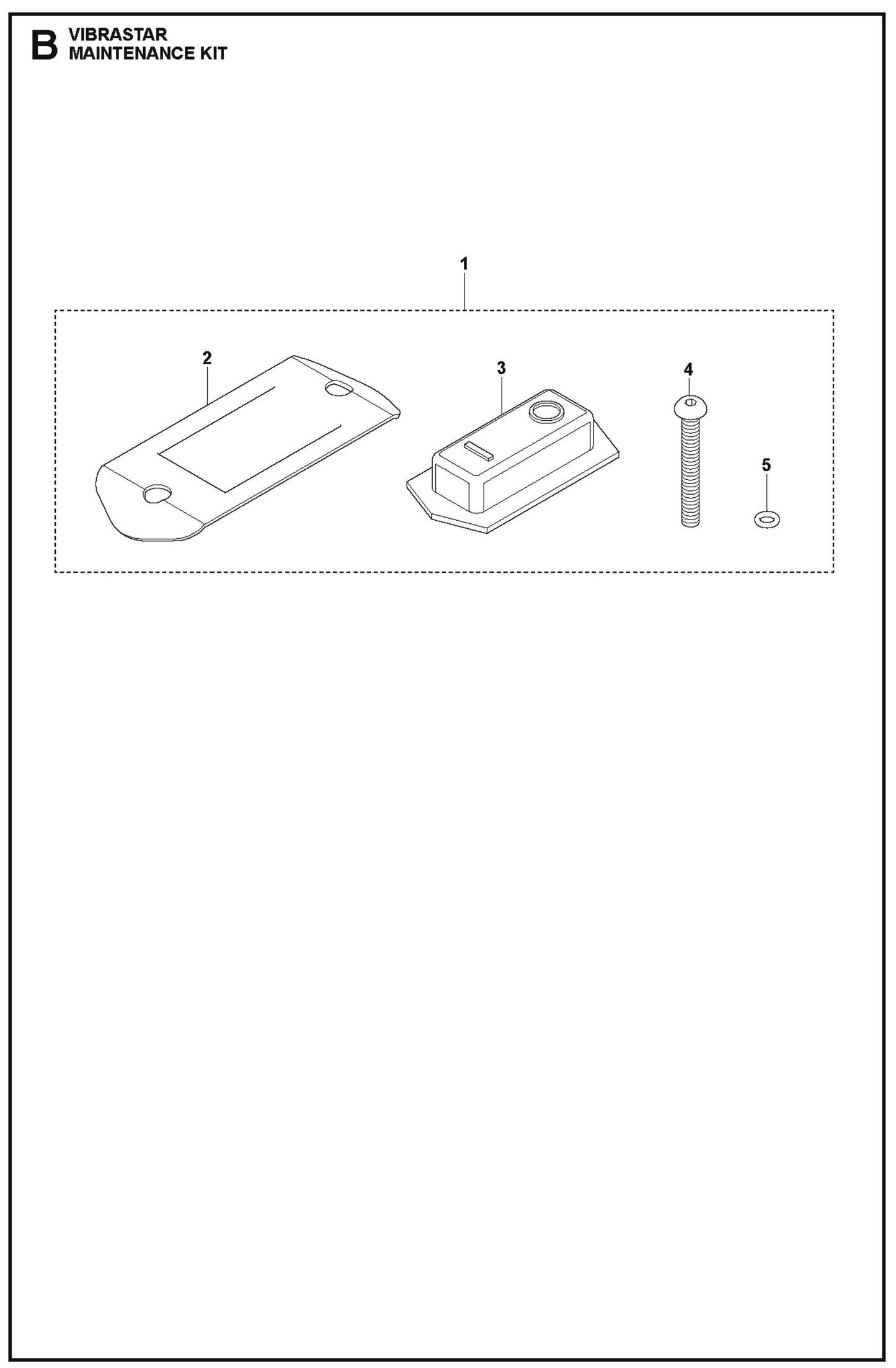 Maintenance Kit Parts For Vibrastar By Husqvarna