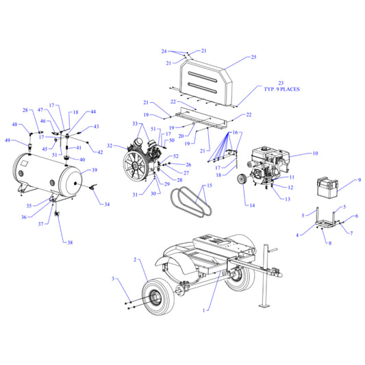 W11HGB-PT-CRC Assembly Parts By Jenny
