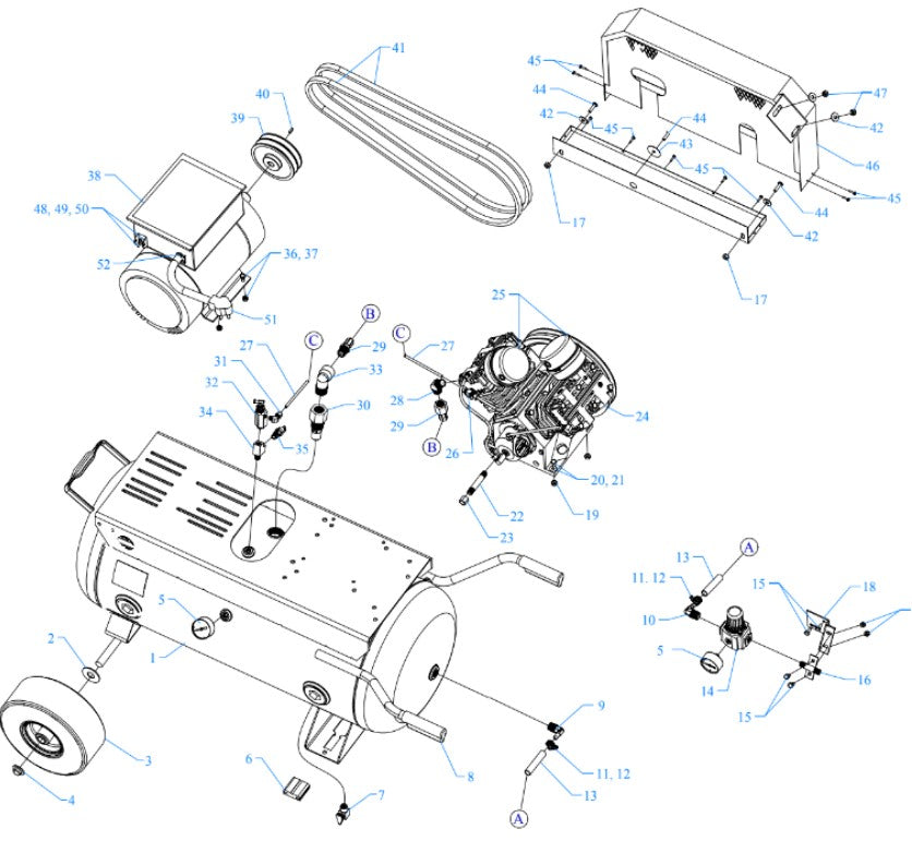 W5B-30P-CRC Assembly Parts By Jenny