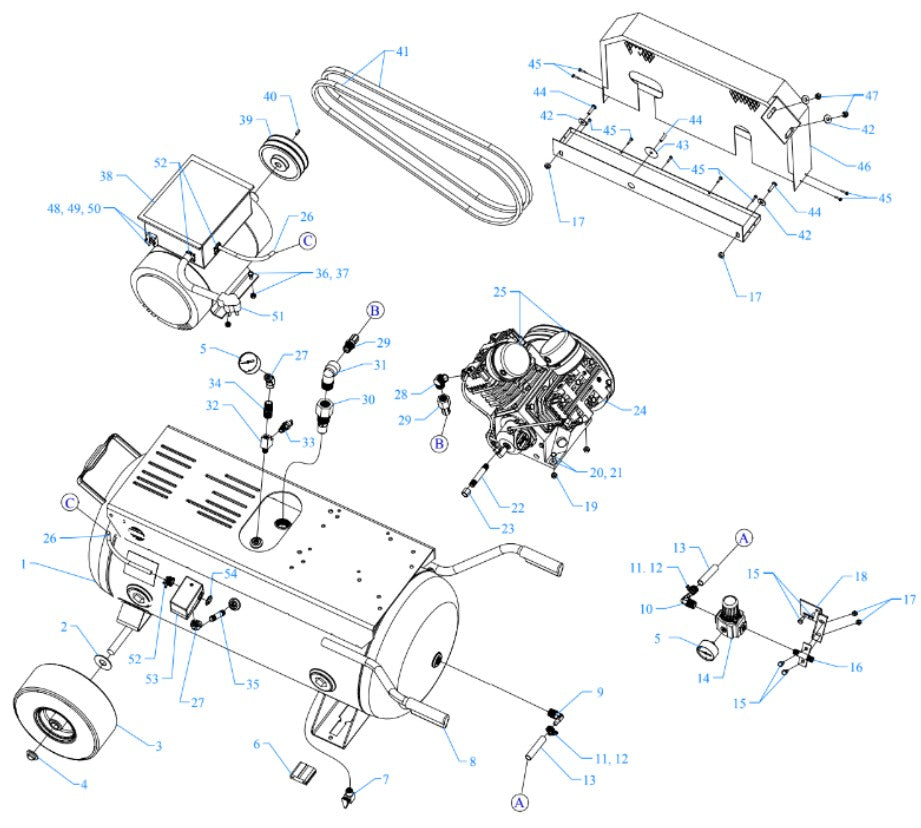 W5B-30P-SSC Assembly Parts By Jenny