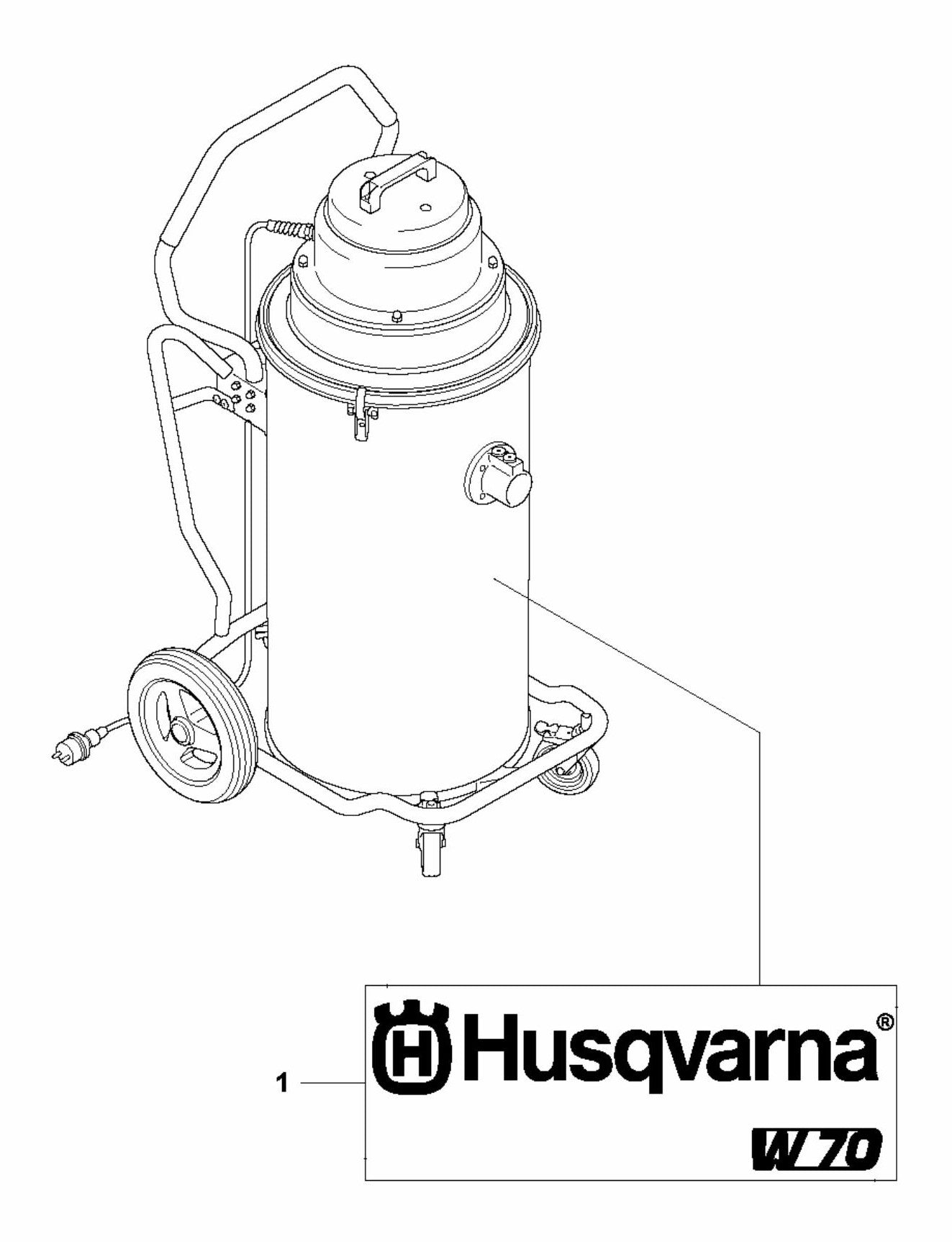 W 70 Decals Assembly Parts