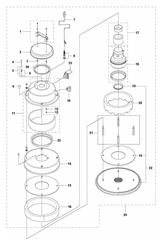 W70 P Motor Assembly Parts