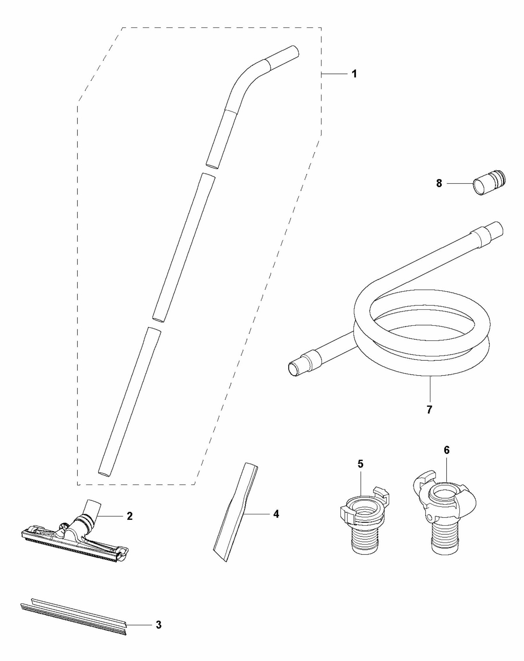 W70 P Accessories Assembly Parts