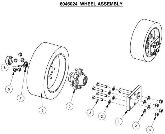CC7874XL Wheel Assembly