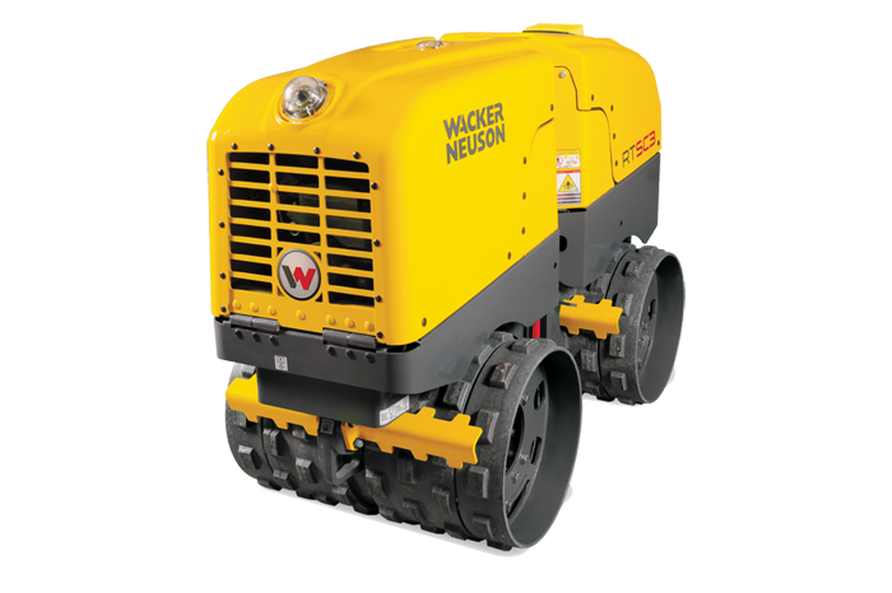 Wacker Neuson RTLX-SC3 Vibratory Trench Roller, Remote Controlled, Kohler Engine, Flexible Drum 5100018516