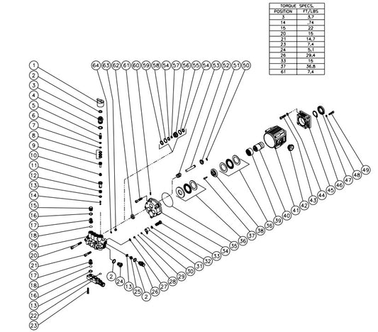WP-2003-0MHB Pump Assembly Parts by MiTM