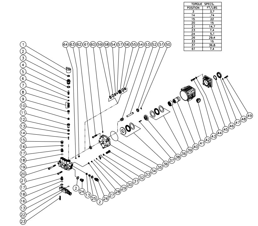 WP-2003-0MHB Pump Assembly Parts by MiTM