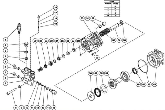 WP-2500-4MHB (sn:0-10397982), WP-2700-4MHB (sn:0-10397866) Pump Assembly Parts by MiTM