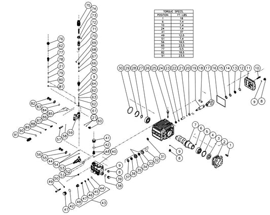 WP-2703-0MHB (sn:0-10070000) Pump Assembly Parts by MiTM