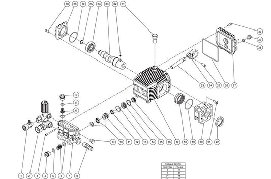 WP-3000-4MHB/4MRB/4MKB (sn:10380919-10817968), WP-3000-4MHB/4MRB/4MKB (sn:10817969-10845374) Pump Assembly Parts by MiTM