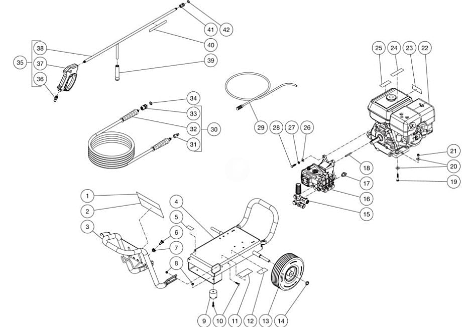 WP-3600-PMAH Frame Assembly Parts by MiTM	