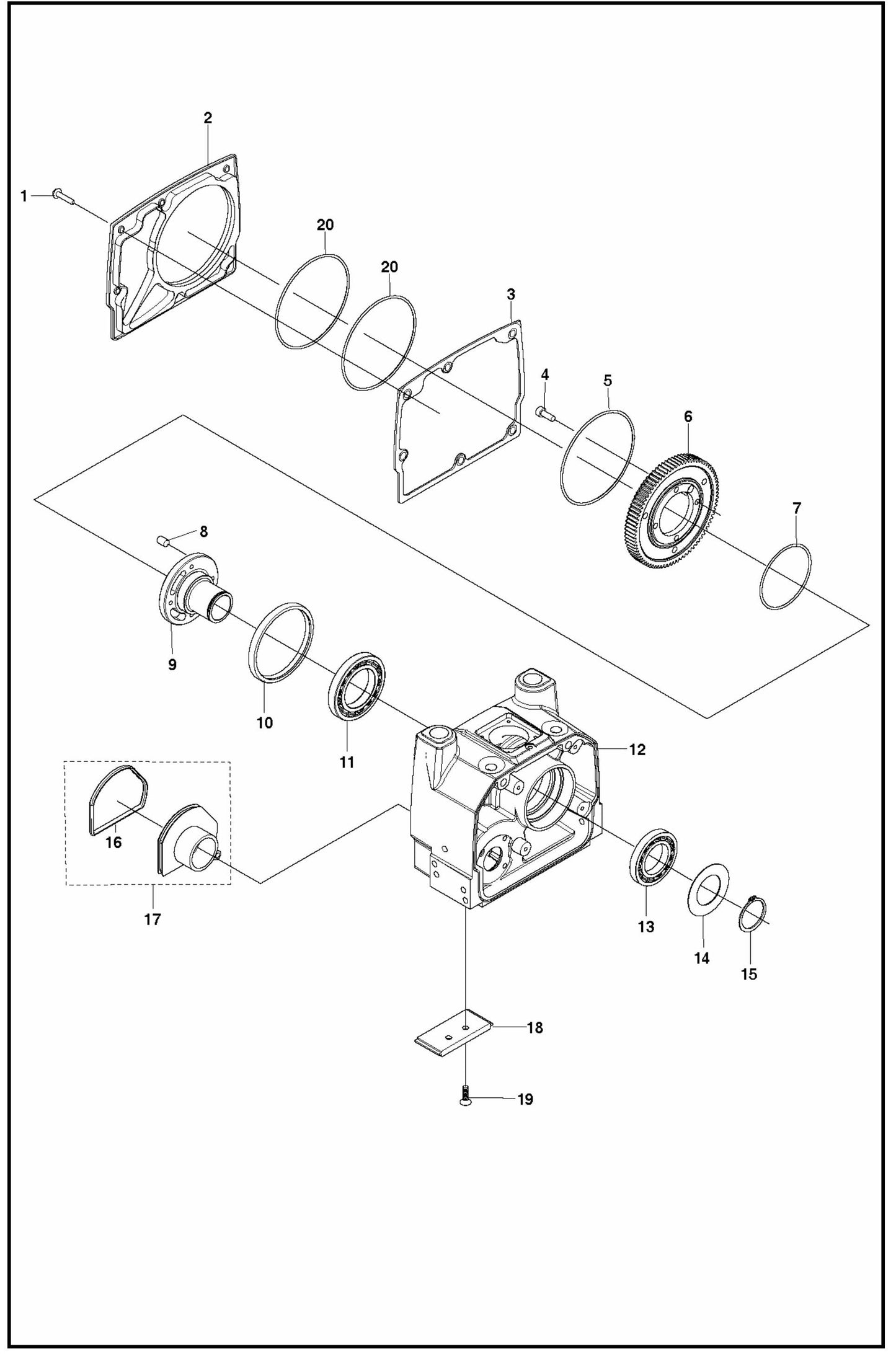 WS 220 Housing Assembly Parts