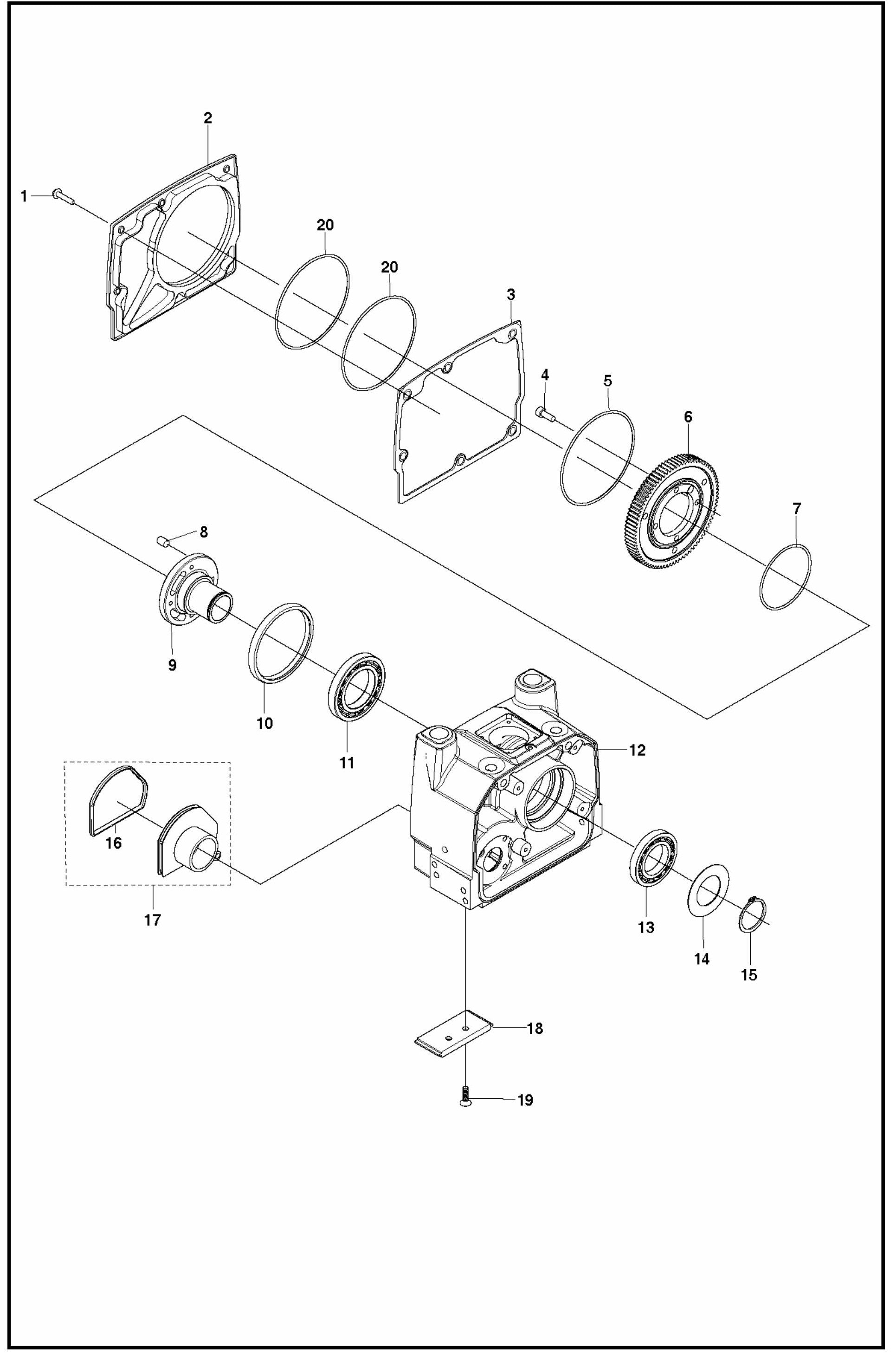 WS 220 Housing Assembly Parts