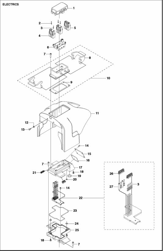 WS 440 HF Electrics Assembly Parts