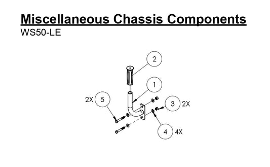 WS50-LE Miscellaneous Chassis Component Push Handle Parts