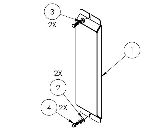 WS50-LE Rear Guard Removable Assembly Parts
