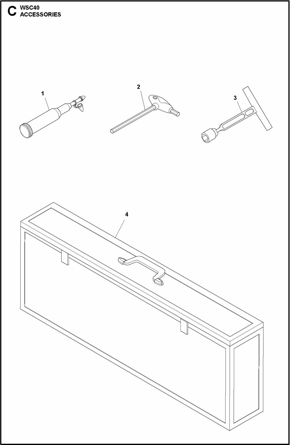 WSC 40 Accessories Assembly Parts