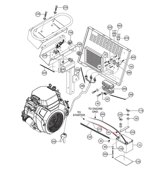 WTB-16PD Electronic Components Assembly Parts by Multiquip Whiteman