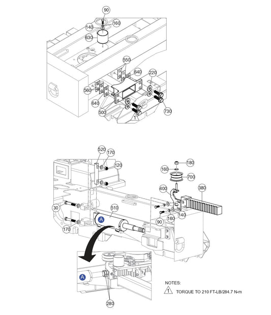 WTB-16PD Gear Rack Assembly Parts by Multiquip Whiteman