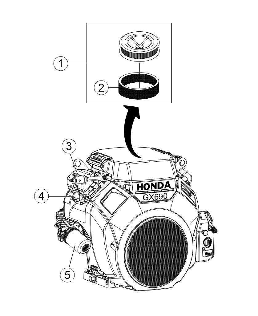 WTB-16 Engine Service Parts, Parts By Multiquip Whiteman