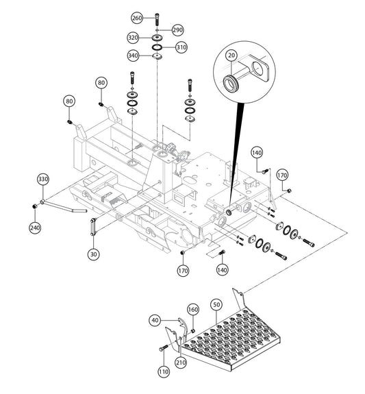 WTB-16 Platform Assembly Parts By Multiquip Whiteman