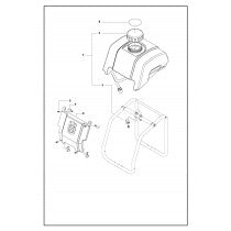 Water Tank and Nose Piece 13 HP For FS413 By Husqvarna