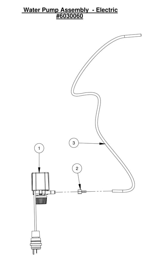 CC500MXL2 Water Pump Assembly- Electric