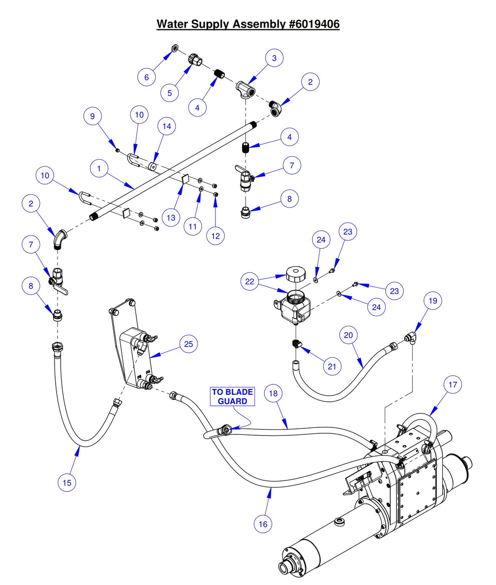 CC6561-3 Water Supply Assembly