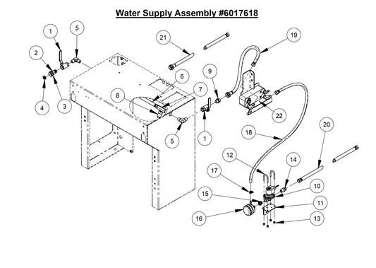 CC7574DD Water Supply Assembly