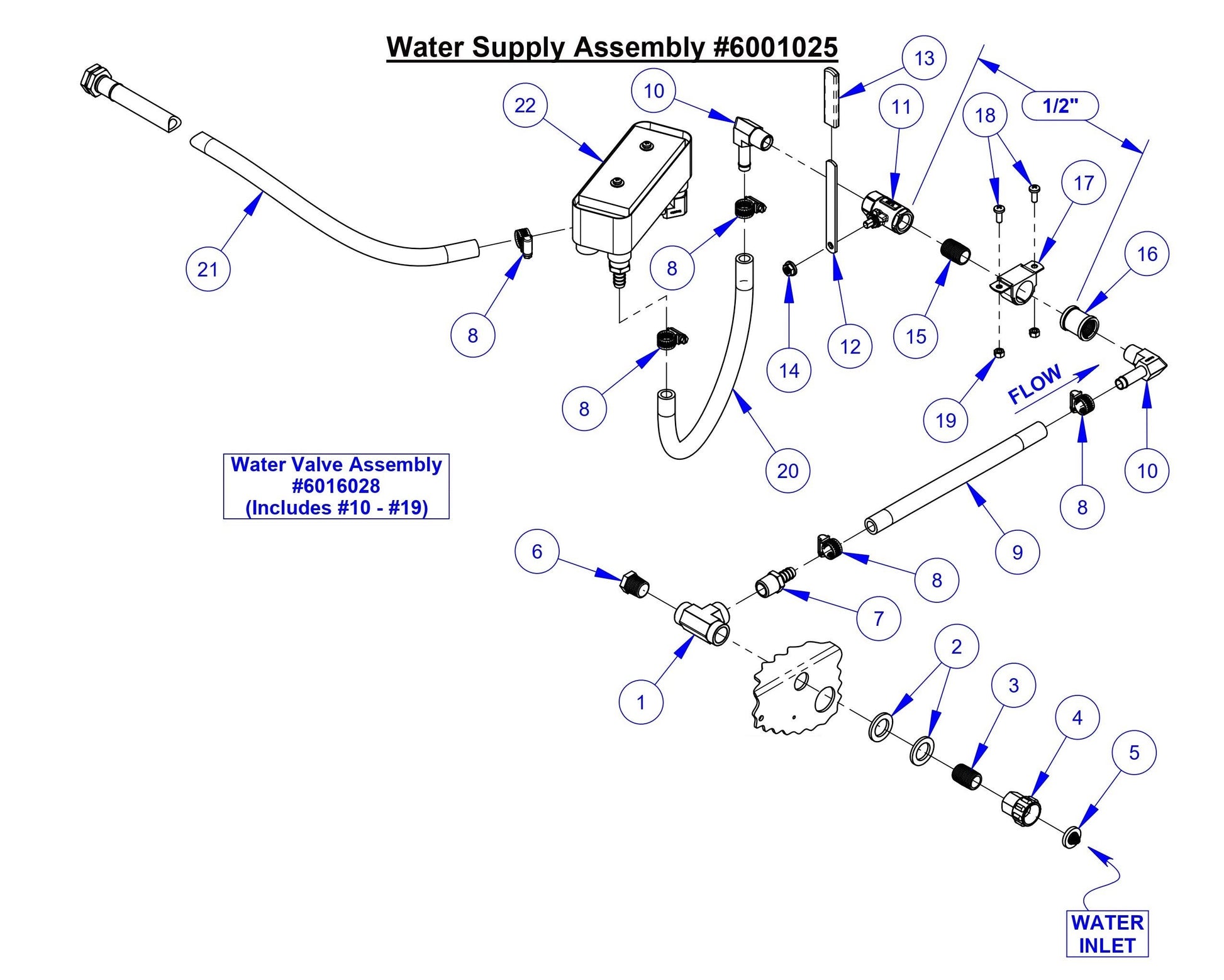 CC5049 Water Supply Assembly