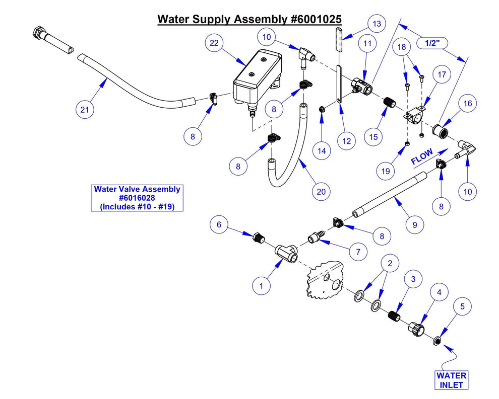 CC5049 Water Supply Assembly