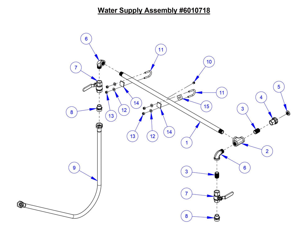 CC6566 Water Supply Assembly