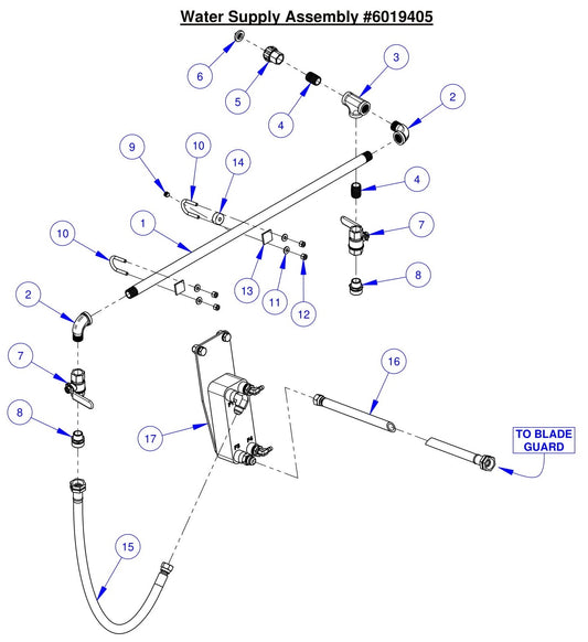CC6561 Water Supply Assembly