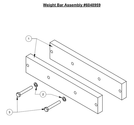 CC1823BVXLP (Weight Bar Assembly)