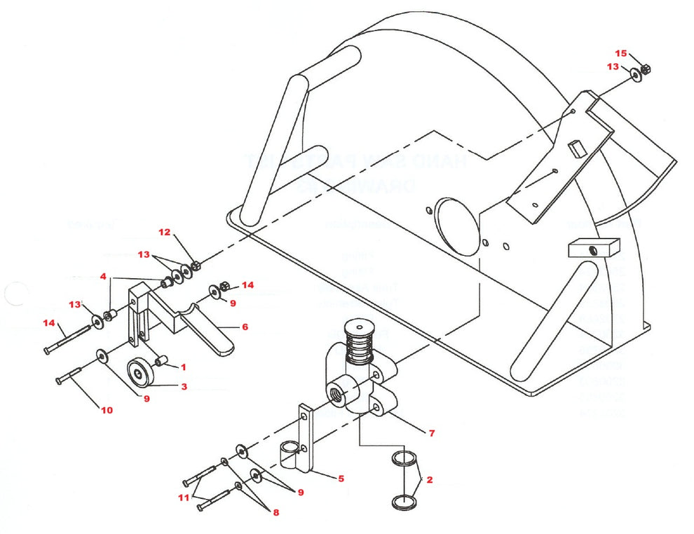 HS-20 Hand Saw Assembly Parts-2