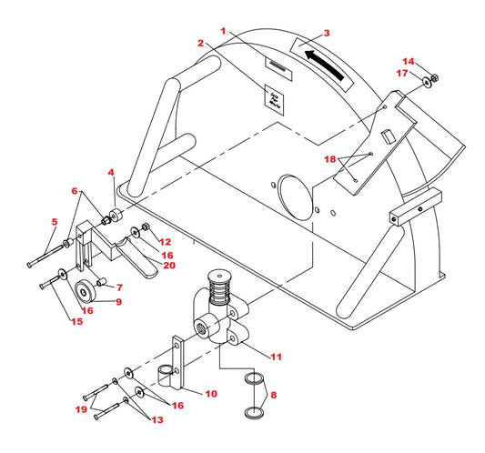 HS20 HS24 Hydraulic Hand Saw Assembly Parts-2