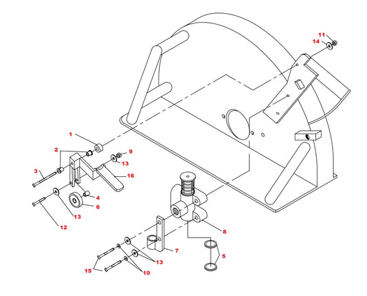 HS20-F HS24-F Hydraulic Hand Saw Flush Cut Assembly Parts-2