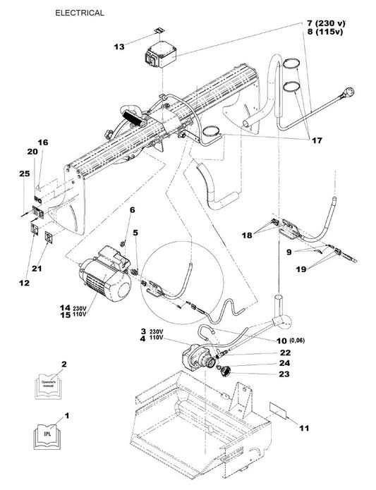 TS 73 R Electrical Assembly Parts