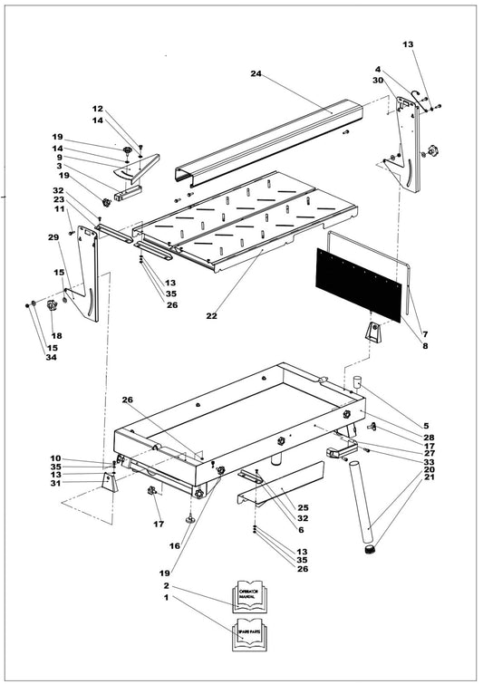 TS 66 R Frame Assembly Parts