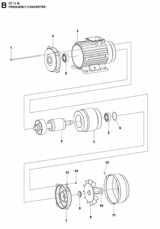 CF 11 M Frequency Converter Assembly Parts