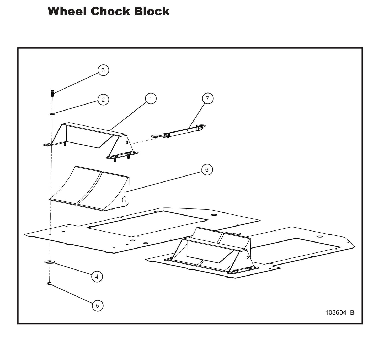Wheel Chock Block Parts By Allmand