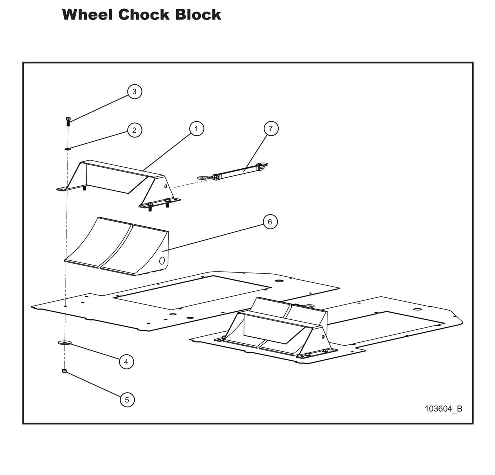 Wheel Chock Block Parts By Allmand