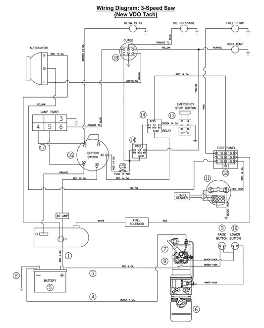 CC4144DXL-3 Wiring Diagram