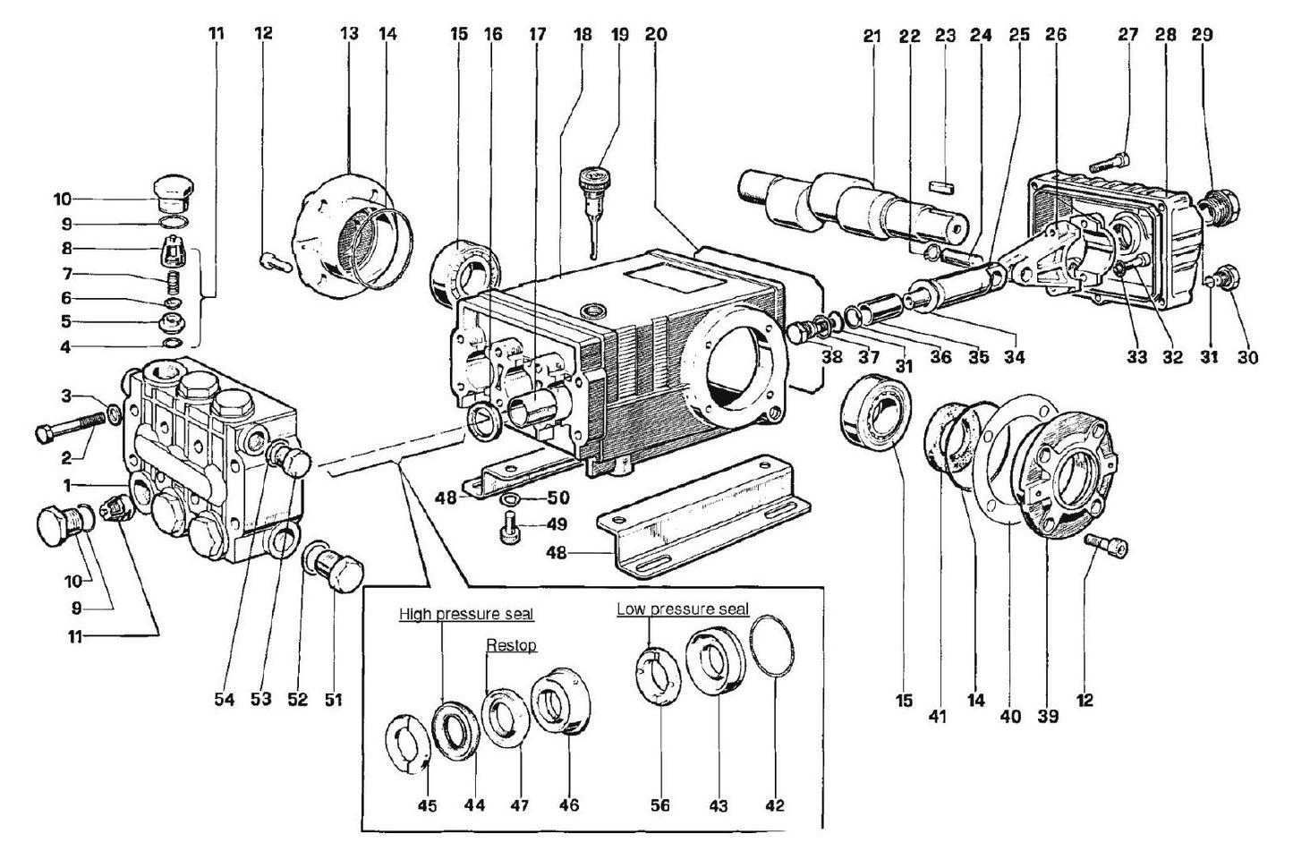 BE X-3513HWBGENCD Pressure Washer Assembly Parts-2 by BE Power Equipment