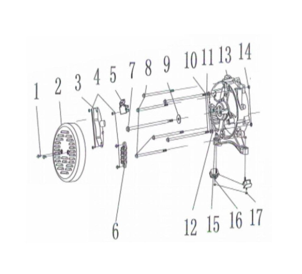 BE9400DFS Generator Alternator Assembly Parts by BE Power Equipment