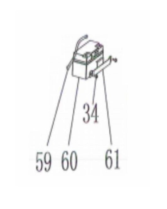 BE9400DFS Generator Battery Assembly Parts by BE Power Equipment