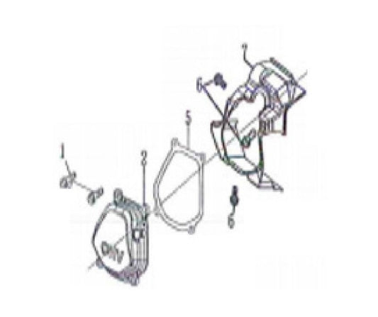 BE9400DFS Generator Valve Cover Assembly Parts by BE Power Equipment